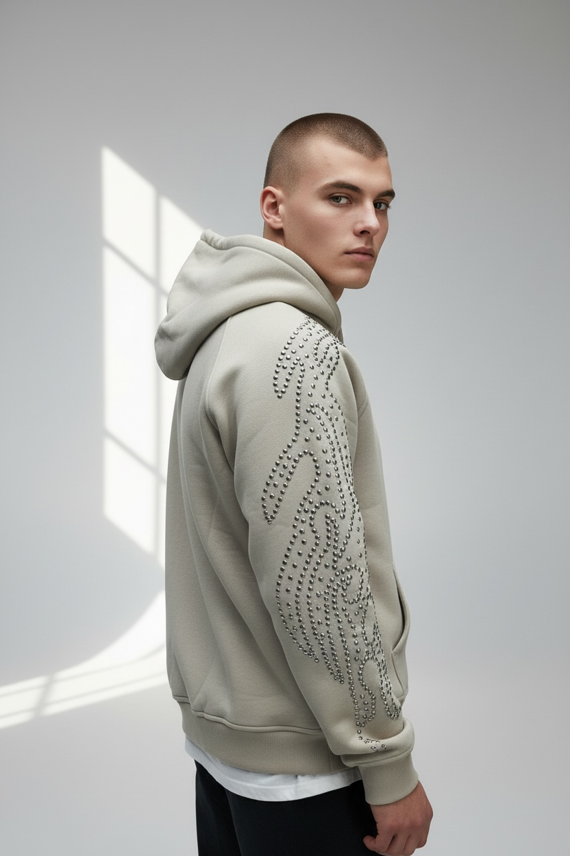 FELPA FLAMES BORCHIATA