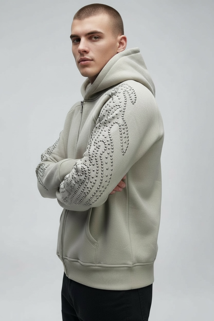 FELPA FLAMES BORCHIATA