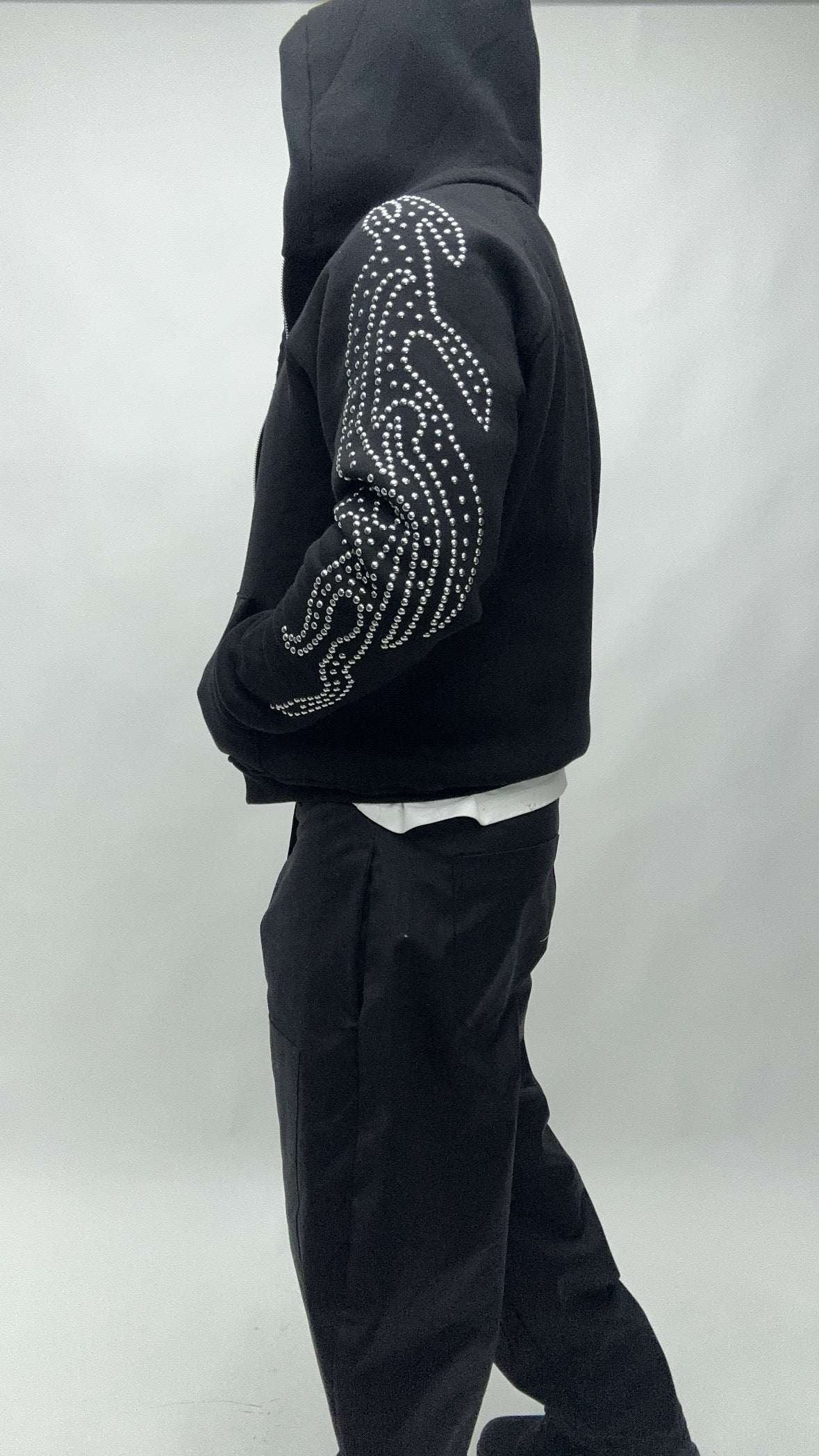 FELPA FLAMES BORCHIATA