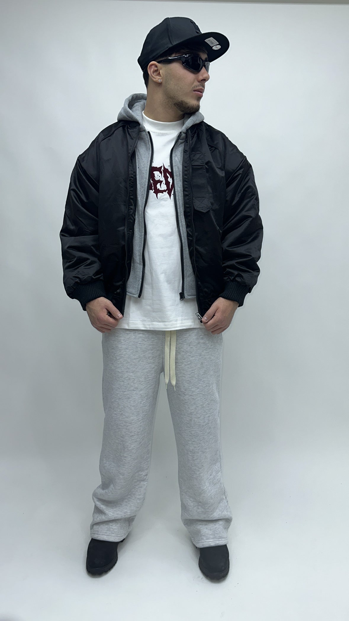 BOMBER CON CAPPUCCIO