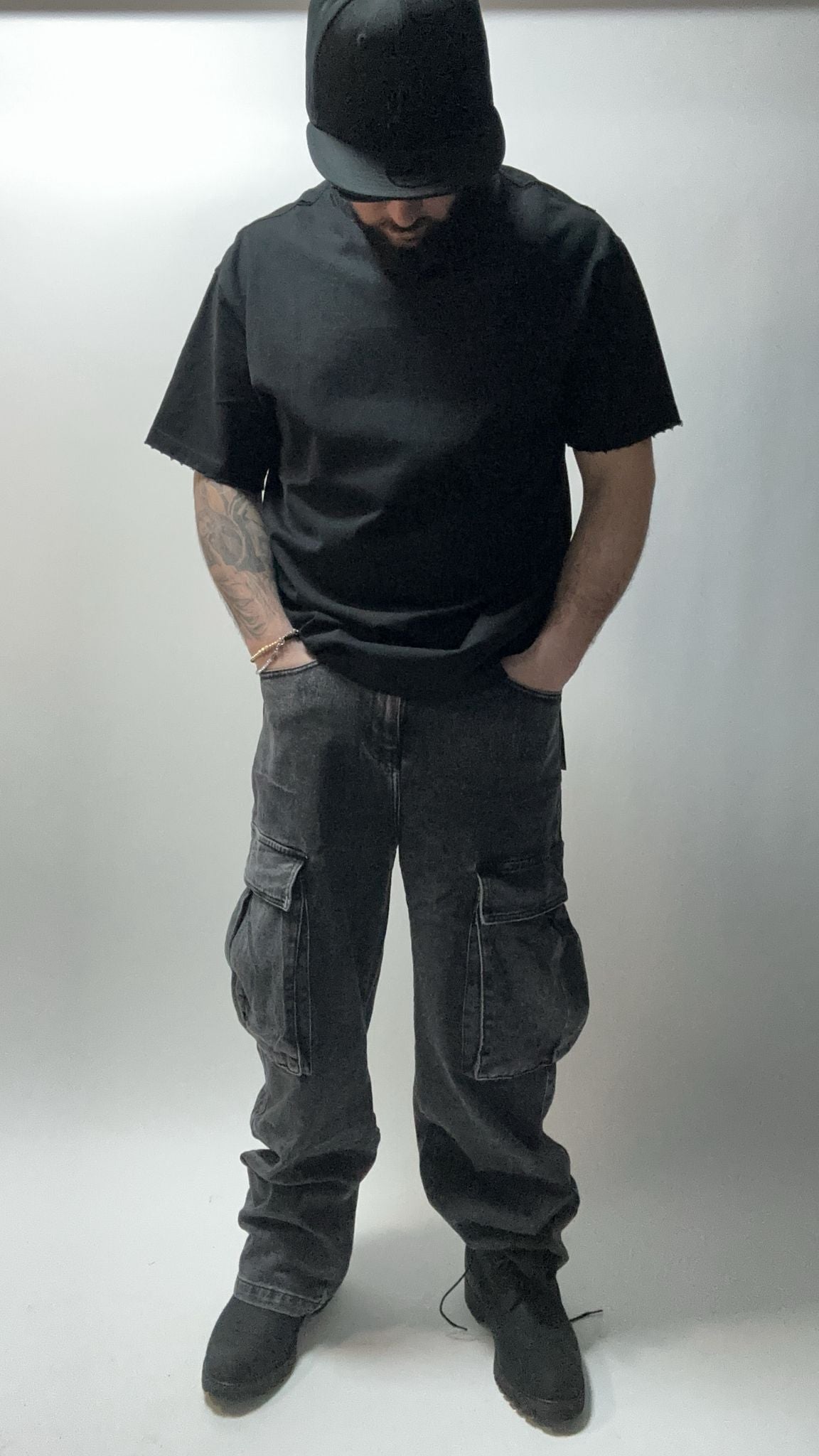JEANS CARGO GRAY