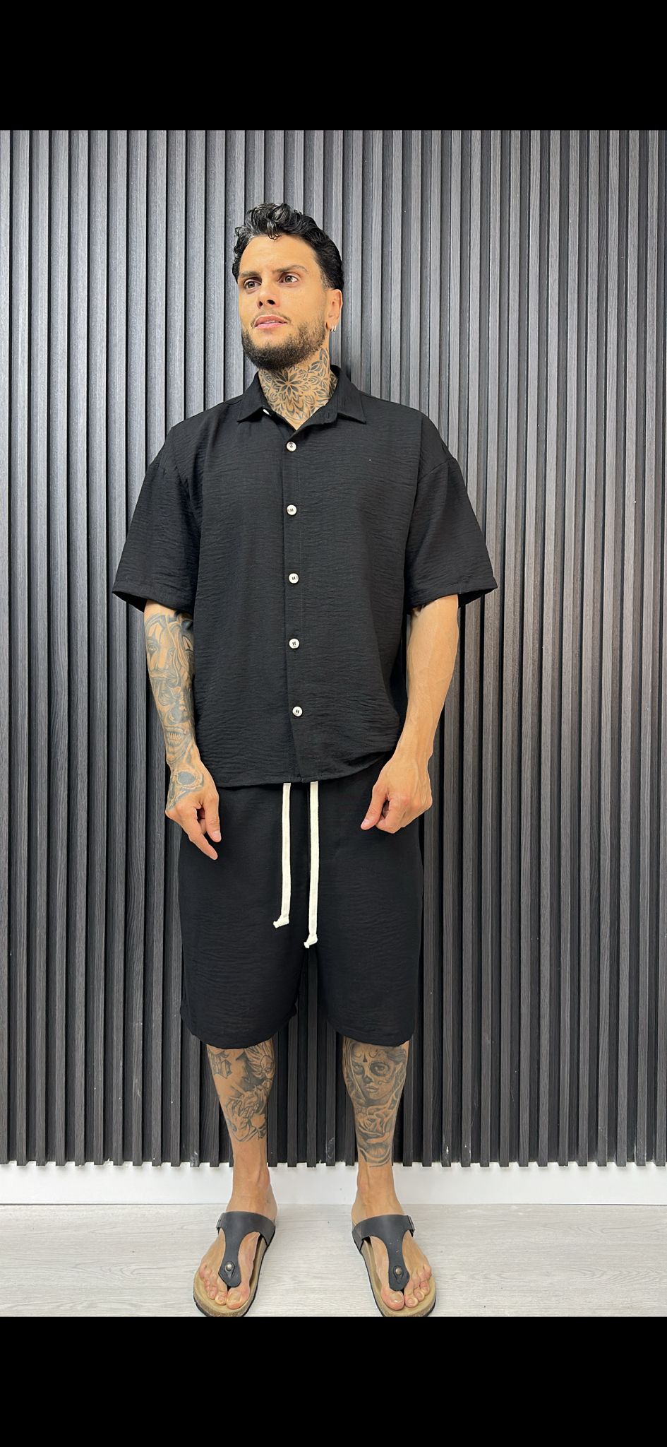 COORDINATO MISTO LINO